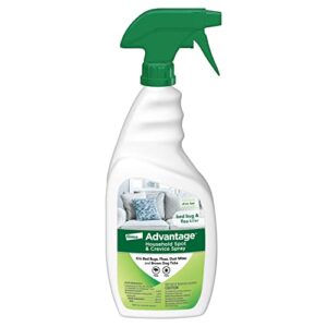 advantage flea, tick, dust mite and bed bug spot and crevice spray, 24 oz