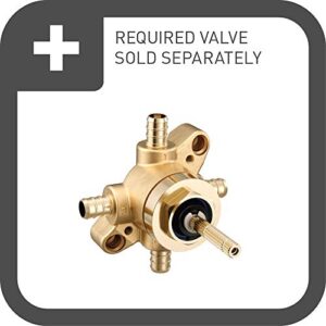 Moen UTS32205BG Weymouth M-CORE 1-Handle Transfer Trim Kit, Valve Required, Brushed Gold