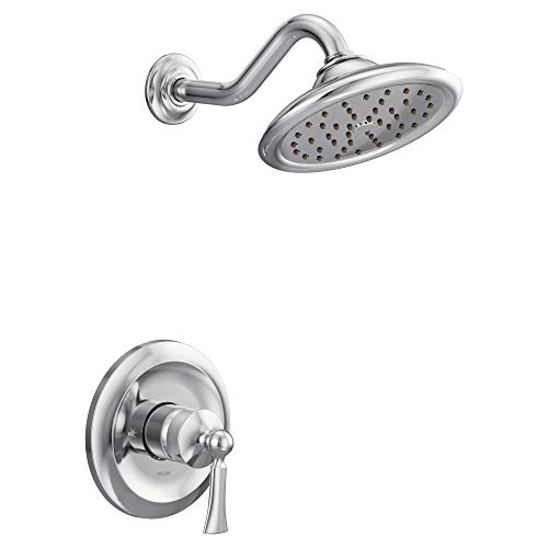 Moen UT35502 Wynford M-CORE 3-Series 1-Handle Shower Trim Kit, Valve Required, Chrome