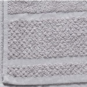 Mainstays Value 10-Piece Towel Set | 100% Light Terry Cotton - (Grey)
