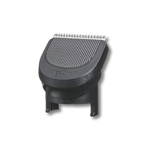 braun main plastic blade backed trimmer head for trimmer types 5513, 5514, 5515, 5516, 5517, 5518, 5541, 5542, 5544