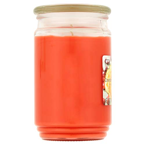 Mainstay Candle Cranberry Manderin Medium Jar Candle