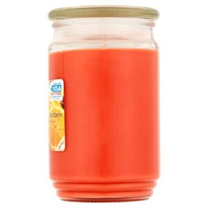 Mainstay Candle Cranberry Manderin Medium Jar Candle