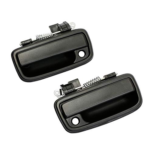 Gledewen Exterior Door Handle Front Left & Right Pair with Key Hole | Replacement for 1995-2004 Toyota Tacoma | Replaces# 69220-35020, 69210-35020