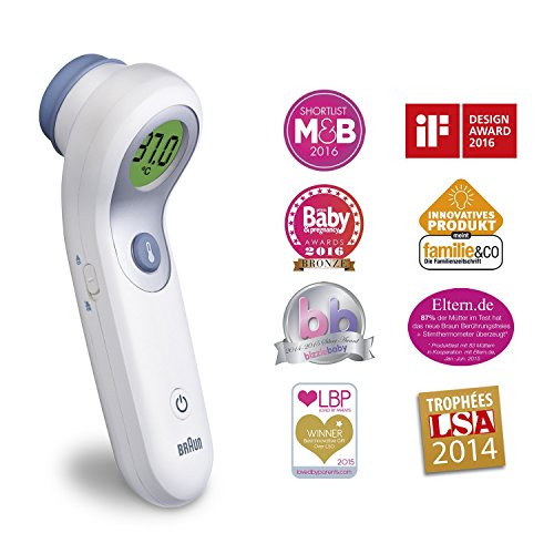 Braun Thermometer 2 in 1 No-Touch + Front