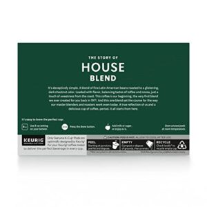 Starbucks K-Cup Coffee Pods—Medium Roast Coffee—House Blend for Keurig Brewers—100% Arabica—6 boxes (60 pods total)