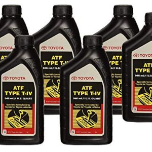 Toyota 00279-000T4 Automatic Transmission Fluid, 192 Ounces, 6 Pack