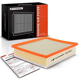 a-premium engine air filter compatible with toyota sequoia, tacoma, tundra, 2014-2023, 3.5l 4.0l 4.6l 5.7l, replace# 17801-0p100