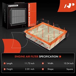 A-Premium Engine Air Filter Compatible with Toyota Sequoia, Tacoma, Tundra, 2014-2023, 3.5L 4.0L 4.6L 5.7L, Replace# 17801-0P100