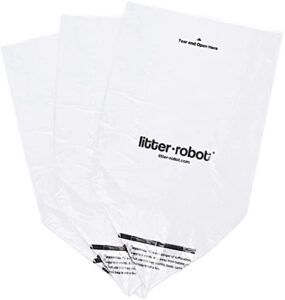 litter-robot waste drawer liners by whisker, 50 pack – litter box liner bags, custom fit for litter-robot, 9-11 gallons of capacity