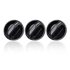 ac heater blower fan control knob replacement for 2000-2006 toyota tundra replaces# 55905-0c010, 559050c010 set of 3