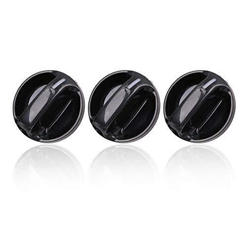 AC Heater Blower Fan Control Knob Replacement for 2000-2006 Toyota Tundra Replaces# 55905-0C010, 559050C010 Set of 3