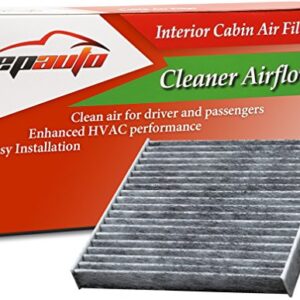 EPAuto CP285 (CF10285) Premium Cabin Air Filter includes Activated Carbon