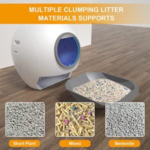 Hillpig Self-Cleaning Cat Litter Box: Extra Large Automatic Cat Litter Box with APP Control & Safe Alert & Smart Health Monitor for Multiple Cats [2023 Newest Version]