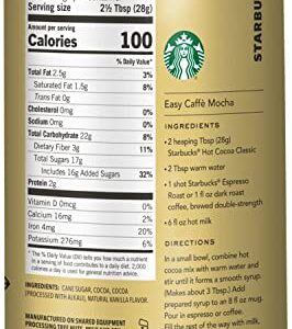 Starbucks Classic Hot Cocoa Mix, 30-Ounce Tin (Pack of 2)