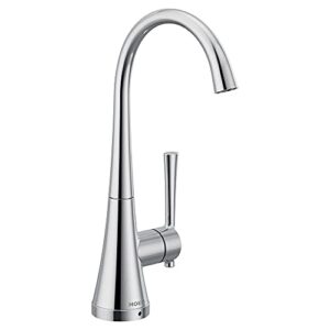 moen s5560 collection one-handle high arc single mount beverage faucet, chrome