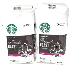 2 packs of 40 oz starbucks french roast whole bean coffee = 2 x 40 oz = 80 oz