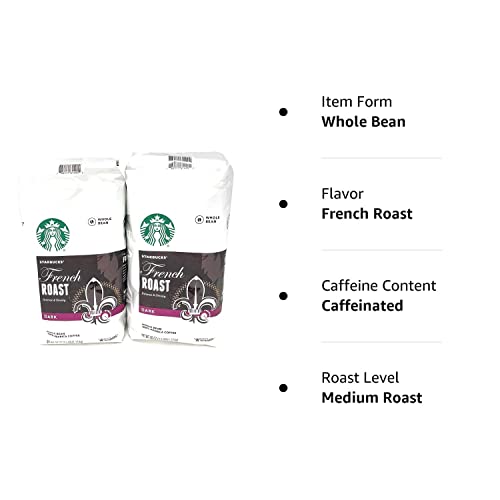 2 Packs of 40 Oz Starbucks French Roast Whole Bean Coffee = 2 x 40 Oz = 80 Oz