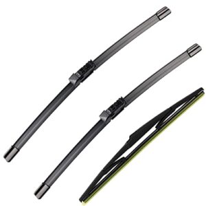 3 wipers factory replacement for toyota prius 2016-2020 original equipment replacement windshield wiper blades set – 28″/16″/16″ top lock (not for j hook adapter)