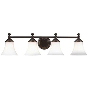 hampton bay 4-light crawley oil rubbed bronze vanity fixture