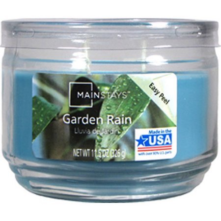 Mainstays 11.5oz Scented Candle, Garden Rain 4-pack