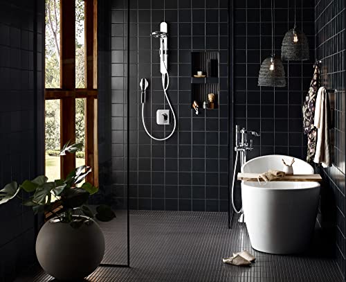 Moen N207C0BL Spa Shower including Rainshower, Handshower and Magnetic Dock, Matte Black