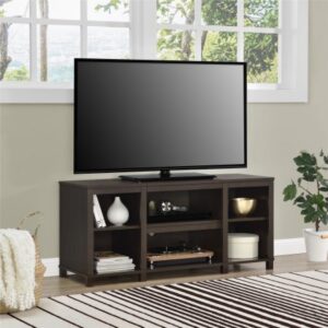 mainstay.. parsons cubby tv stand holds up to 50″ tv in espresso finish