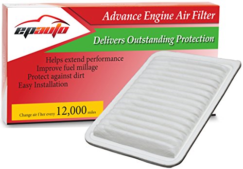 EPAuto GP171 (CA10171) Replacement for Toyota Rigid Panel Engine Air Filter for Camry Gas L4 (2007-2016), Venza Gas L4 (2009-2015); suggest replace with cabin air filter CP285 (CF10285)