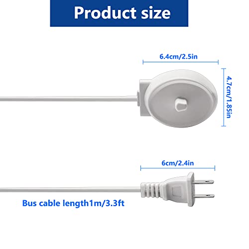 Replacement Charger Base for Braun Oral-B Electric Toothbrush Model 3757, Travel Power Charger Cord Supply for Portable Oral-B Waterproof IPX7 Environmental ABS