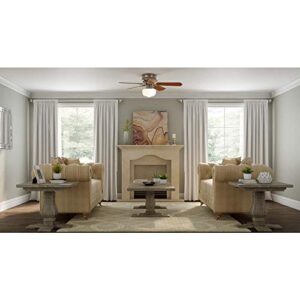 Hampton Bay UE42V-NI-SHB Middleton Brushed Nickel Ceiling Fan w/Light Kit - 42"