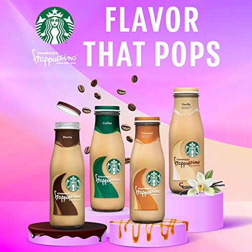 Starbucks Frappuccino Coffee Drink, Caramel, 13.7 fl oz Bottles (12 Pack)