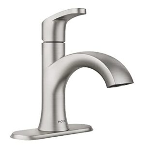 moen 84346srn karis one-handle lavatory faucet, brushed nickel