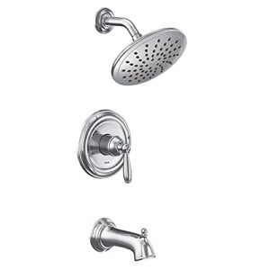 moen ut2253ep brantford m-core 2-series 1-handle tub and shower trim kit, valve required, chrome