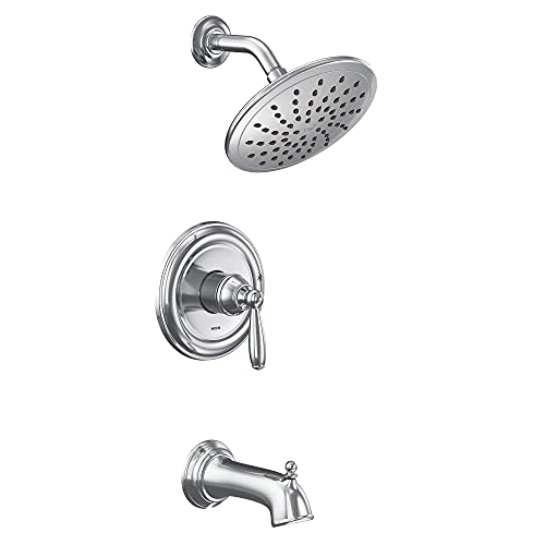 Moen UT2253EP Brantford M-CORE 2-Series 1-Handle Tub and Shower Trim Kit, Valve Required, Chrome