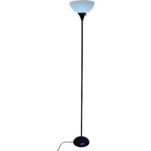 mainstays 71″ floor lamp, black