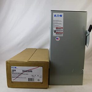 Eaton DG323URB Safety Switch,240VAC,3PST,100 Amps AC