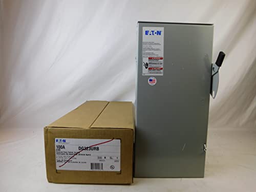 Eaton DG323URB Safety Switch,240VAC,3PST,100 Amps AC