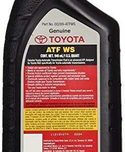 Toyota 00289-ATFWS Automatic Transmission Fluid, 192 Ounces, 6 Pack