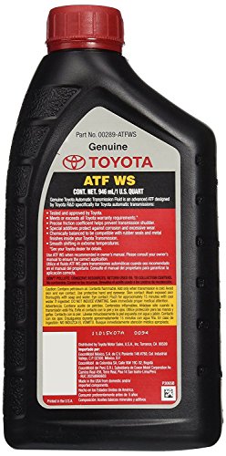 Toyota 00289-ATFWS Automatic Transmission Fluid, 192 Ounces, 6 Pack