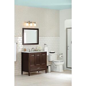 Olgelthorpe Traditional 3-Light Brushed Nickel Vanity