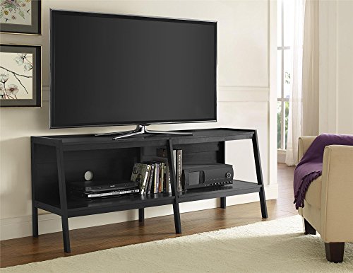 Ameriwood Home Altra Furniture Ladder Entertainment Center TV Stand, 60", Black