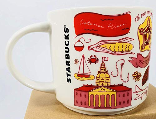 Starbucks Maryland Mug Been There Series Across The Globe Collection