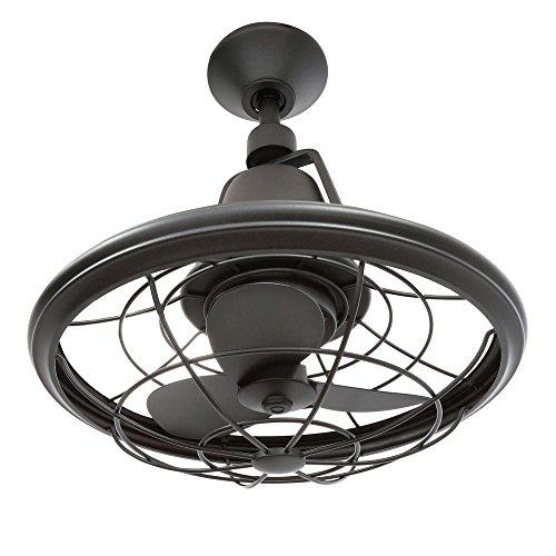 Home Decorators Collection Bentley II Indoor And Outdoor 18 Inch Natural Iron Oscillating Ceiling Fan With Wall Control