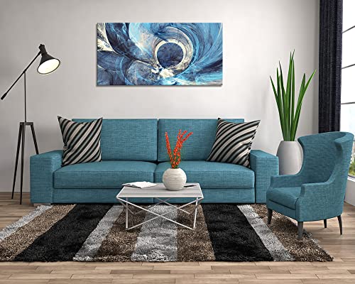 YYYYHPP YP1262 Abstract Wall Art Modern Minimalist Abstract Canvas Painting Blue Canvas Wall Art Print Painting for Wall Decor Home Decor