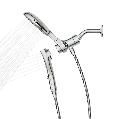 Moen 220C2EP Verso Rainshower/Handshower Combination with Infiniti Dial and Magnetix Docking, Chrome