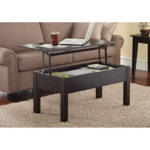 mainstay lift-top coffee table, (brown)