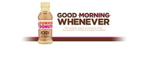 dunkin’ donuts french vanilla iced coffee bottle, 13.7 fl oz