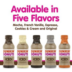 Dunkin' Donuts French Vanilla Iced Coffee Bottle, 13.7 fl oz