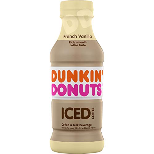 Dunkin' Donuts French Vanilla Iced Coffee Bottle, 13.7 fl oz