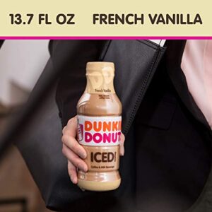 Dunkin' Donuts French Vanilla Iced Coffee Bottle, 13.7 fl oz